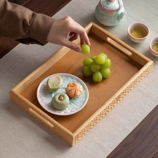 Wooden Tray Set 3 Pcs